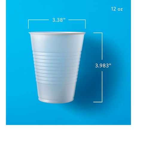 Member's Mark Translucent Plastic Cups (12 oz., 300 ct.)