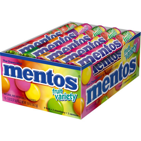 Mentos Fruit Variety (1.32 oz. 15 ct.)