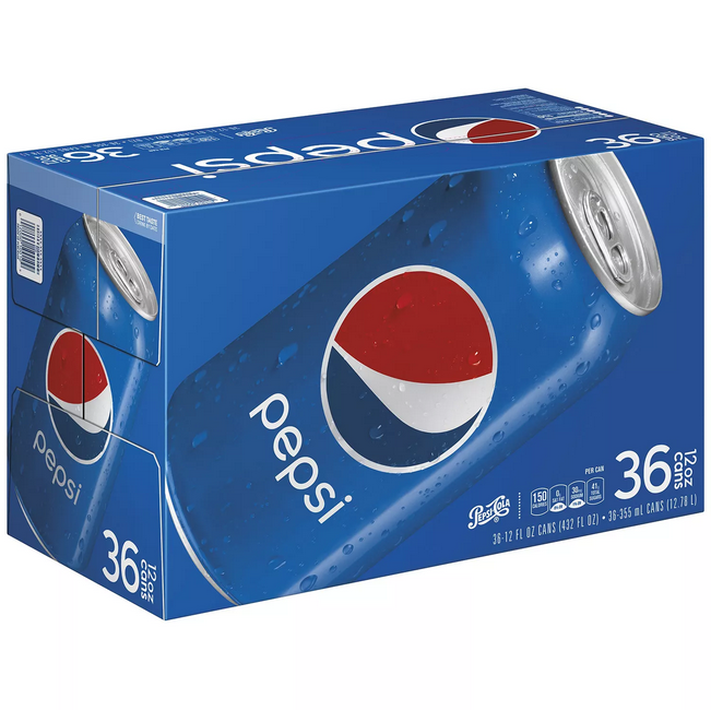 Pepsi Cola (12 oz. cans 36 pk.) – Openbax