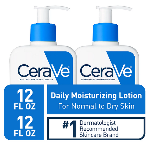 CeraVe Daily Moisturizing Lotion. Normal to Dry Skin (12 fl. oz. 2 pk.)
