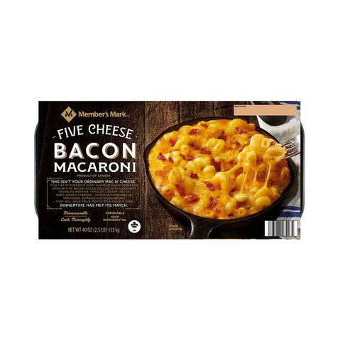 Member's Mark Five Cheese Bacon Macaroni (40 oz.)