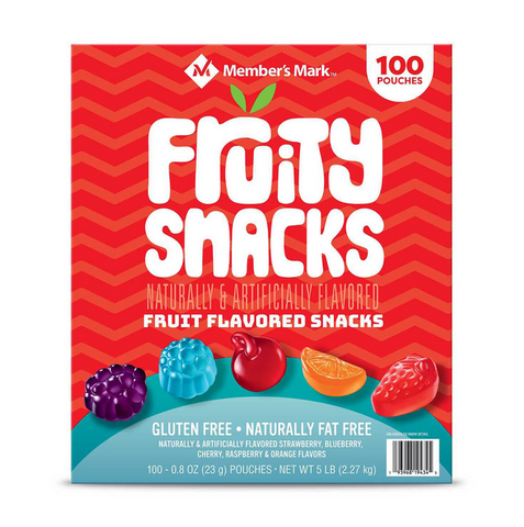 Members Mark Fruity Snacks (80 oz. 100 ct.)