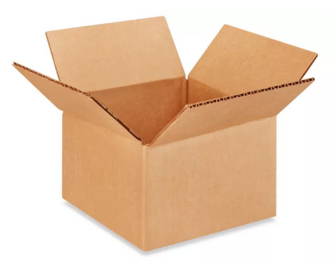 6 x 6 x 4" Lightweight 32 ECT Corrugated Boxes