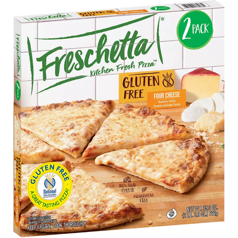 Frechetta Four Cheese Gluten Free Pizza. 2 ct.
