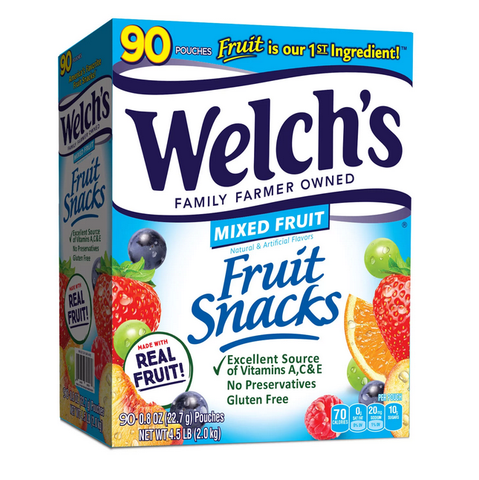 Welchs Mixed Fruit Fruit Snack (90 ct.)