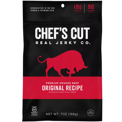 Chef's Cut Real Jerky Co. Original Recipe Smoked Beef. 7 oz.