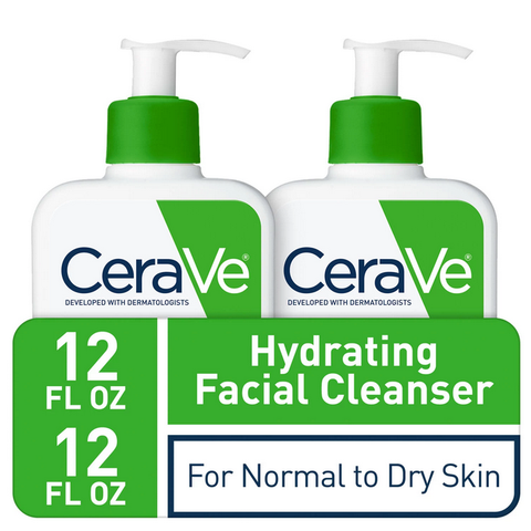 CeraVe Hydrating Facial Cleanser. Normal to Dry Skin (12 fl. oz. 2 pk.)