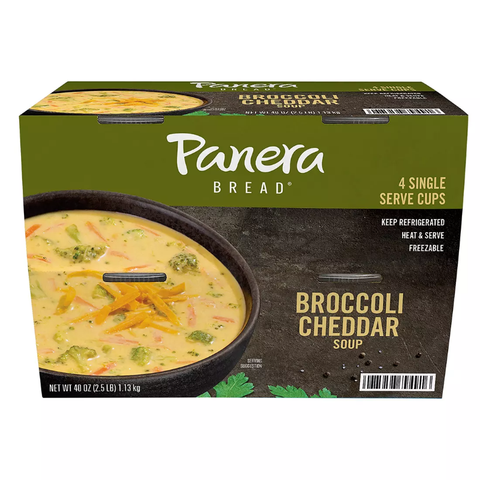 Panera Bread at Home Broccoli Cheddar Soup. 4 pk. 10 oz.