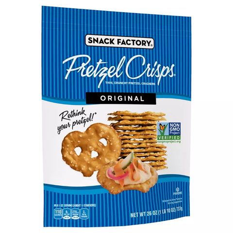 Snack Factory Pretzel Crisps. 26 oz.