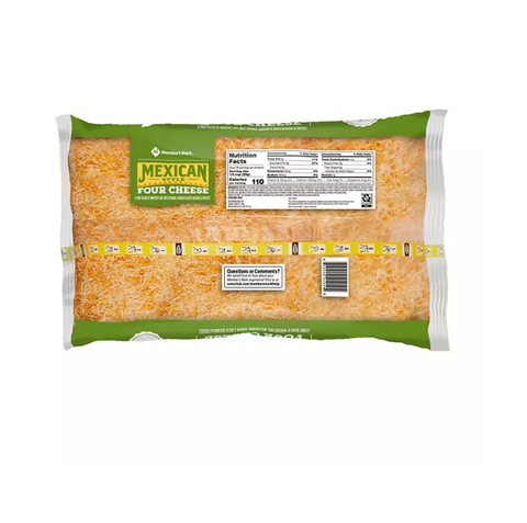 Member's Mark Fancy Shredded Mexican Style 4 Cheese Blend (5 lbs.)