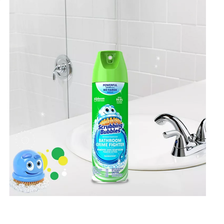 Scrubbing Bubbles Foaming Bathroom Cleaner - Rainshower (4 Pk - 25 oz)