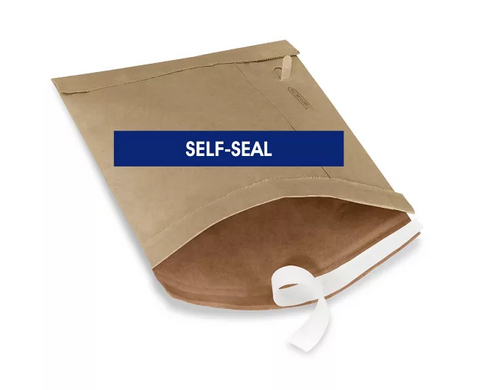 Uline Kraft Self-Seal Padded Mailers #2 - 8 1⁄2 x 12" (QTY./CASE 100)