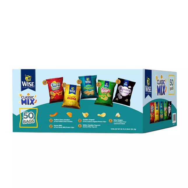 Wise Variety Pack Chips (50 ct.)