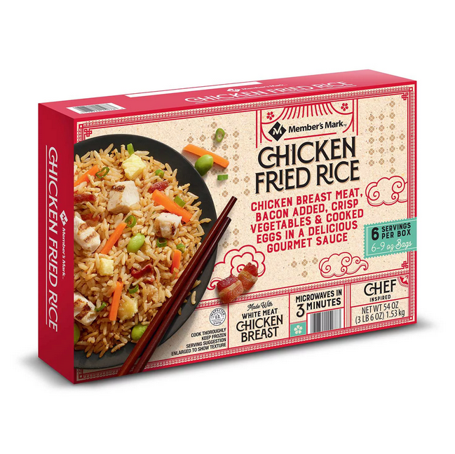 Member's Mark Chicken Fried Rice, Frozen, 9 oz., 6 ct. – Openbax