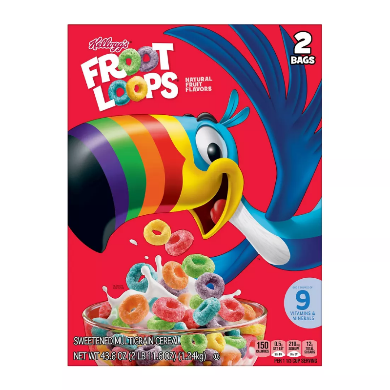 Kellogg's Froot Loops. 2 pk. – Openbax