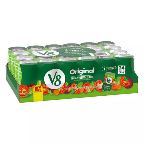 V8 Original Vegetable Juice. 24 pk. 5.5 oz.