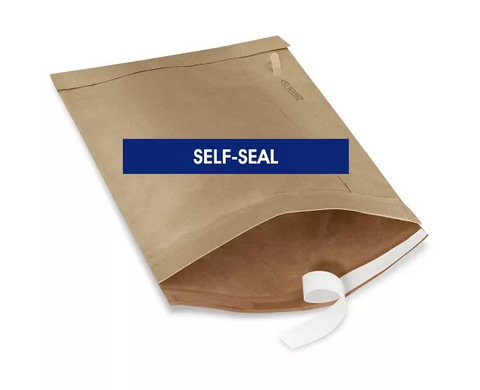 Uline Kraft Self-Seal Padded Mailers #4 - 9 1⁄2 x 14 1⁄2"(QTY./CASE 100)