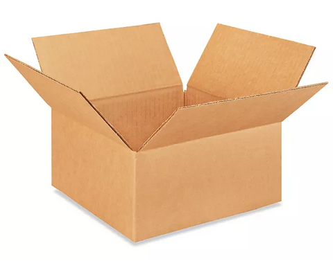 9 x 9 x 4" Lightweight 32 ECT Corrugated Boxes