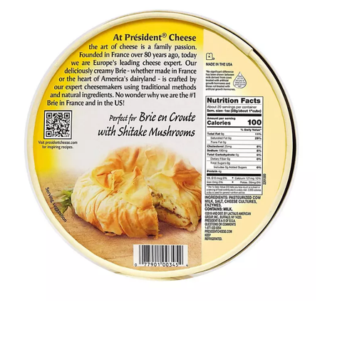 President Brie Soft-Ripened Cheese (19.6 oz.)