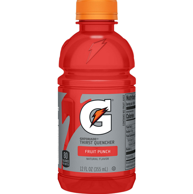 Gatorade Water Bottle Set of 12