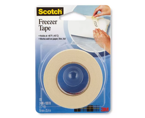 3M 178 Freezer Tape - 3⁄4 x 1,000"