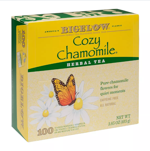 Bigelow Cozy Caffeine Free Chamomile Tea. 100 ct.