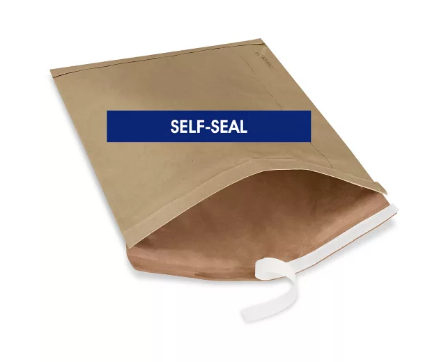 Uline Kraft Self-Seal Padded Mailers #7 - 14 1⁄4 x 20" (QTY./CASE 50)
