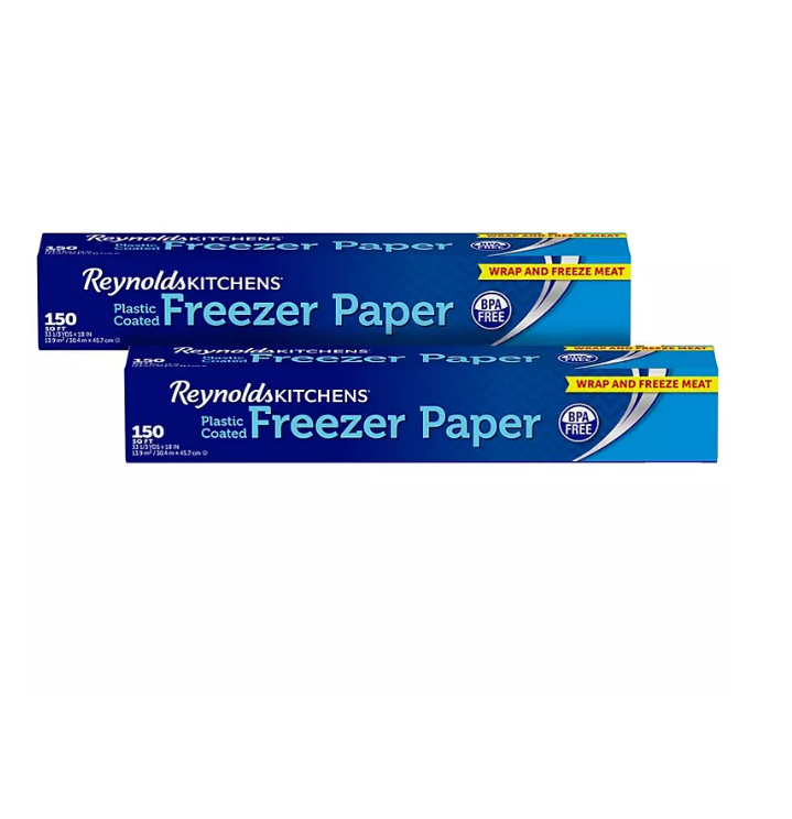 Reynolds : Freezer Paper : Plastic Coated on One Side : Rolls