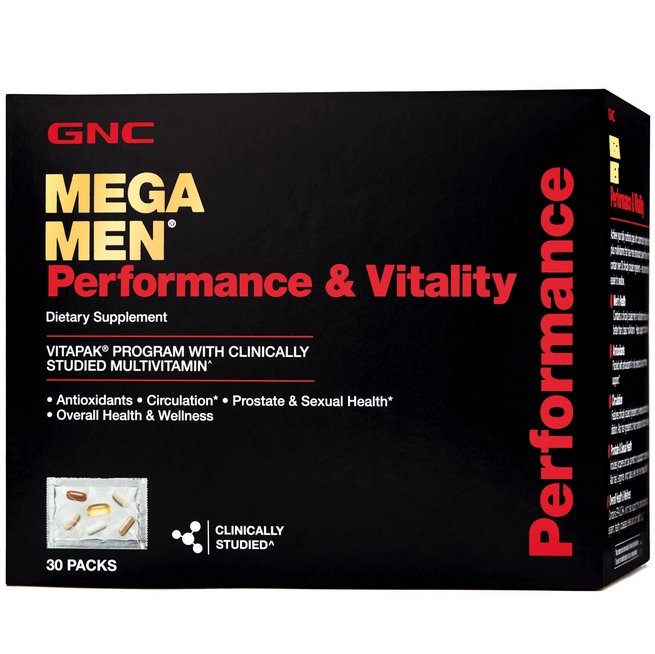 GNC Mega Men Performance & Vitality Vitapak (30 ct.)