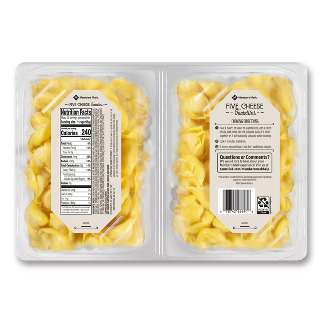 Member's Mark Five Cheese Tortellini (24 oz. 2 pk.) – Openbax