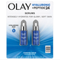 Olay Hyaluronic + Peptide 24 Serum. Fragrance-Free (1.3 fl. oz. 2 pk.)