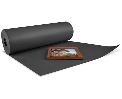 50 lb Black Kraft Paper - 24" x 720'