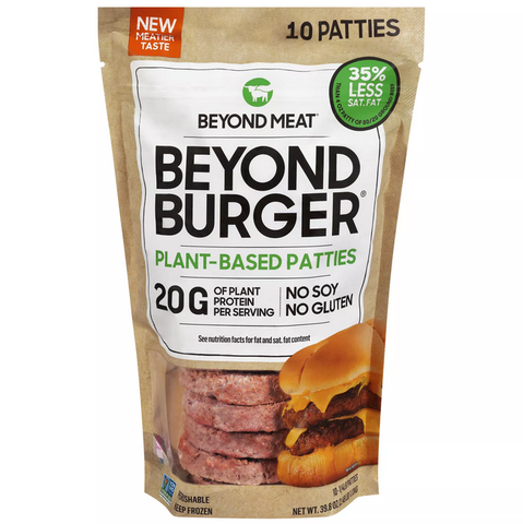 Beyond Meat Plant-Based Burger Patties. Frozen (10 ct.)