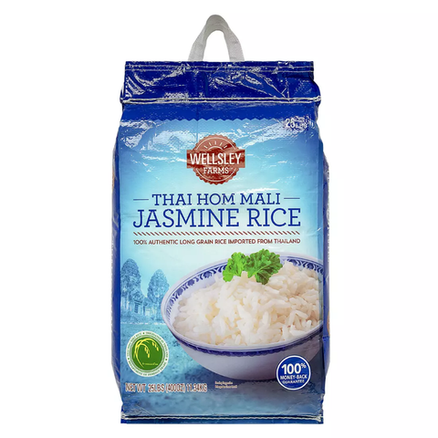 Wellsley Farms Thai Hom Mali Jasmine Rice 25 lb.