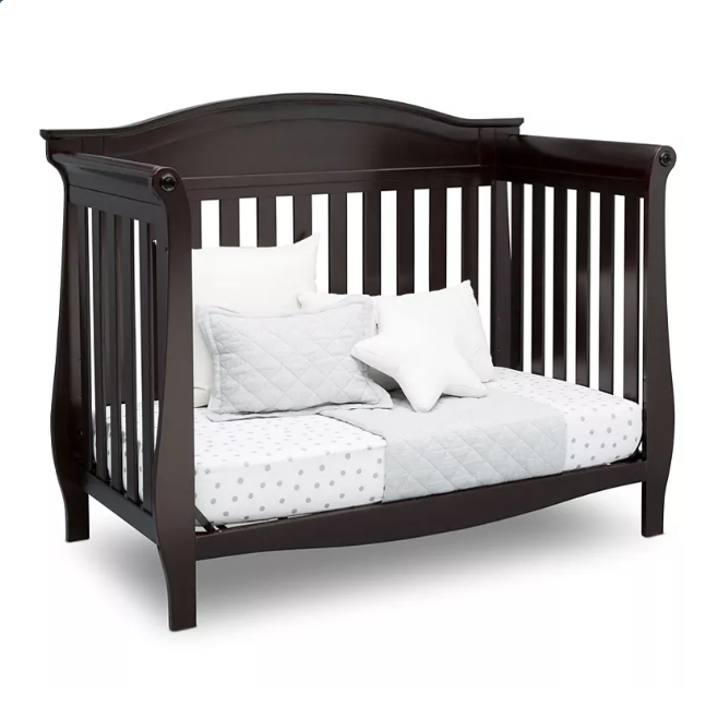 Delta Children Lancaster 4-in-1 Convertible Crib (Choose Your