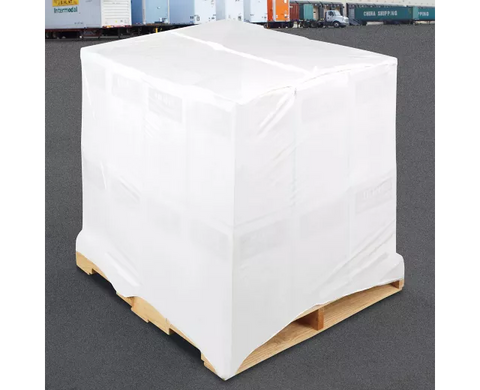 UVI Shrink Pallet Bags - White, 4 Mil, 50 x 42 x 66"