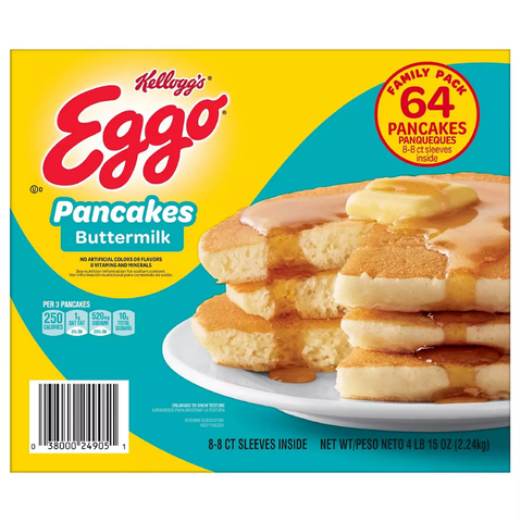 Eggo Frozen Pancakes. 64 ct.