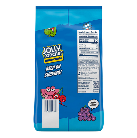 JOLLY RANCHER Assorted Fruit Flavored Hard Cand. Individually Wrapped. Bulk Bag (80 oz. 360 Pieces)