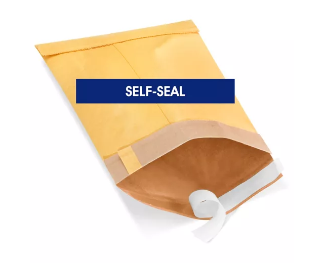 Uline Gold Self-Seal Padded Mailers #0 - 6 x 10" (QTY./CASE 250)