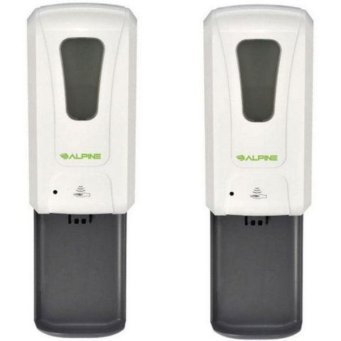 Alpine Industries Automatic Hand Sanitizer and Soap Dispenser. 2 pk. (Select Dispenser Type)