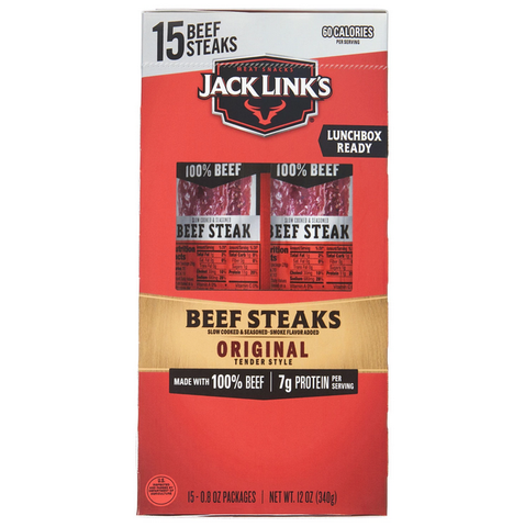 Jack Links Original Tender Style Beef Steak (15 ct.)