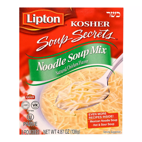 Lipton Kosher Chicken Noodle Soup 4 pk. 4.3 oz.