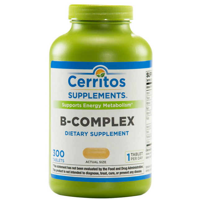 Cerritos Supplements B-Complex Tablets (300 ct.)