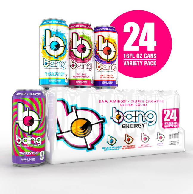 Bang Energy Pink Variety Pack (16 fl. oz. 24 pk.)