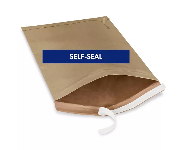 Uline Kraft Self-Seal Padded Mailers #6 - 12 1⁄2 x 19" (QTY./CASE 50)