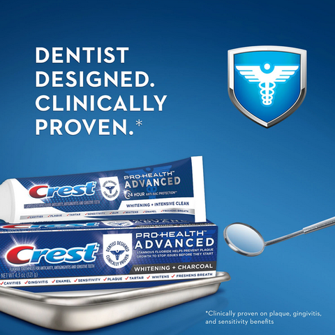 Crest Pro-Health Toothpaste, Advanced White for Teeth Whitening (5.8 oz. 5 pk.)