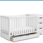 Graco Remi 4-in-1 Convertible Crib And Changer (Choose Your Color)