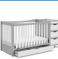 Graco Remi 4-in-1 Convertible Crib And Changer (Choose Your Color)