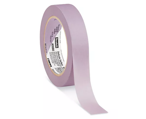 3M 2080 Delicate Surface Masking Tape - 1" x 60 yds