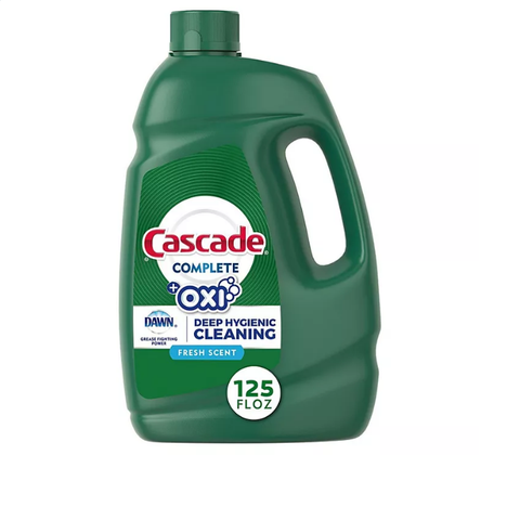 Cascade Complete Gel + Oxi Dishwasher Detergent (125 fl. oz.)